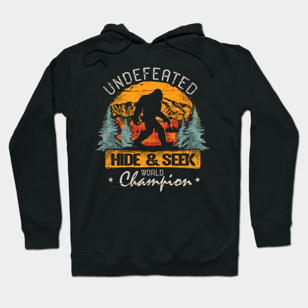 Bigfoot Undefeated Hide and Seek Champion Hoodie by Dailygrind
